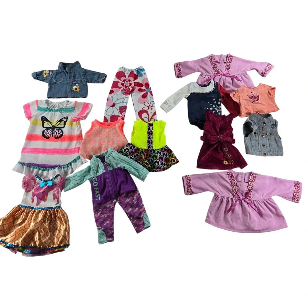 American Girl 18 Inch Doll Clothes Lot 14pc Mixed Brands Team USA